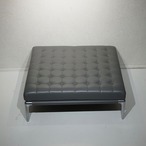 Cassina カッシーナ VOLAGE ヴォラージュ オットマン スツール 本革 レザー グレー モダン ホテルライク ラグジュアリー
