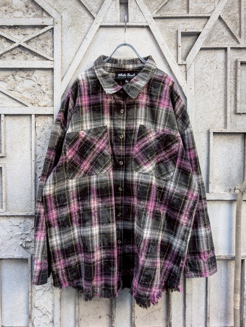 "WHITE BIRCH" damage check shirt