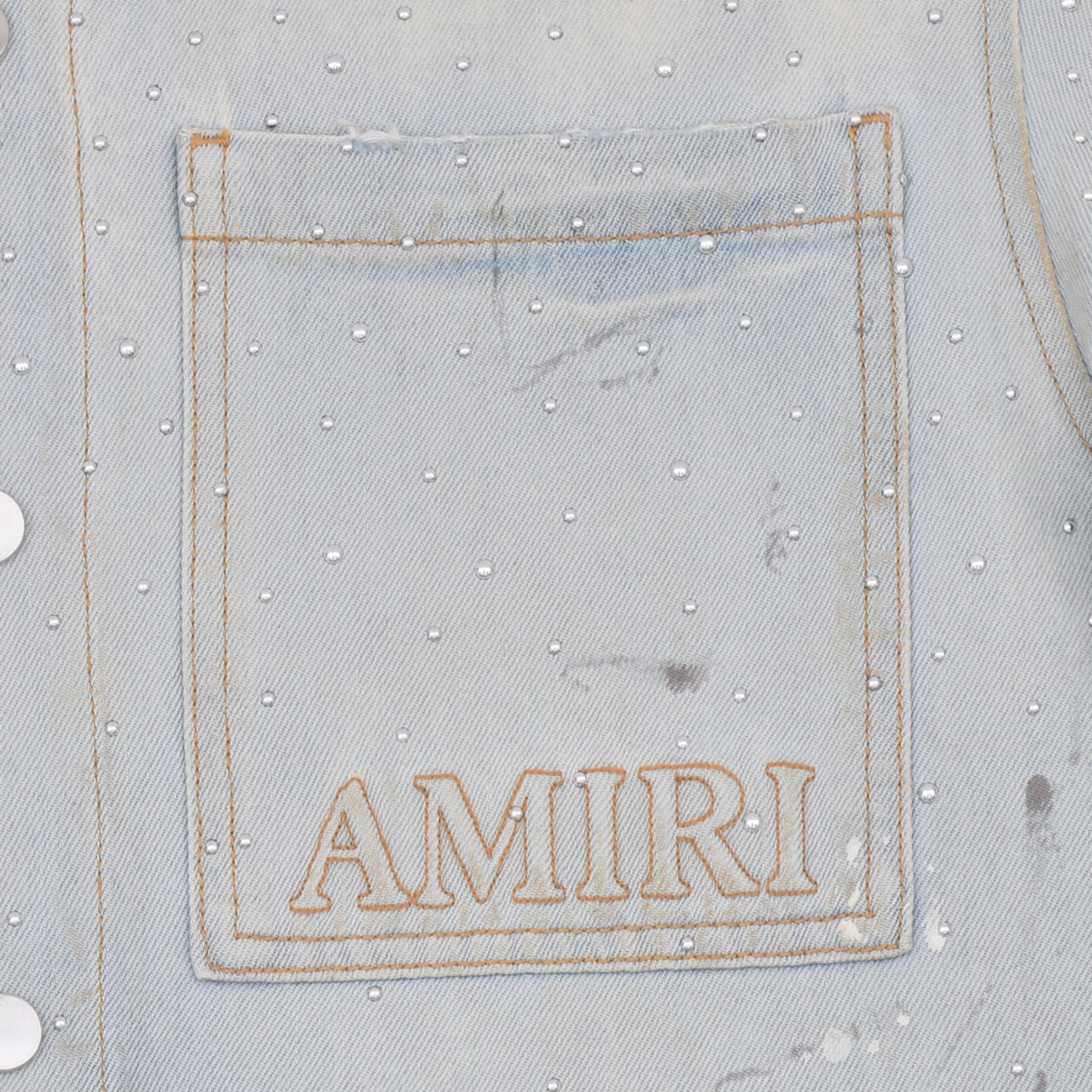 【AMIRI】CRYSTALS OS DENIM SHIRT - 5