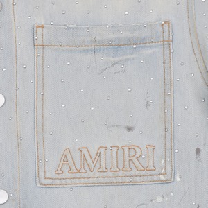 【AMIRI】CRYSTALS OS DENIM SHIRT