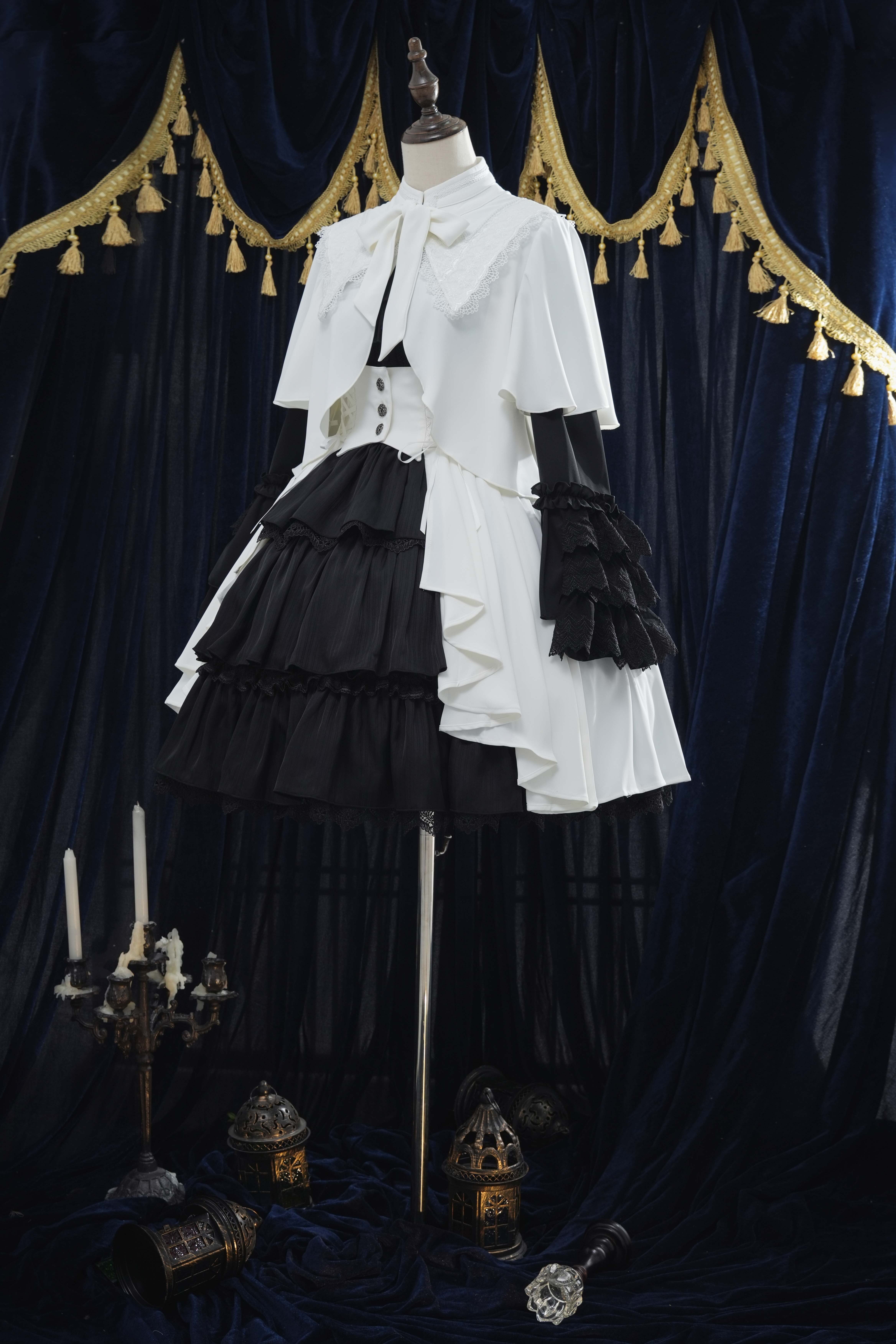 星夜の旅 フリルティアードスカート | HoshibakoWorks