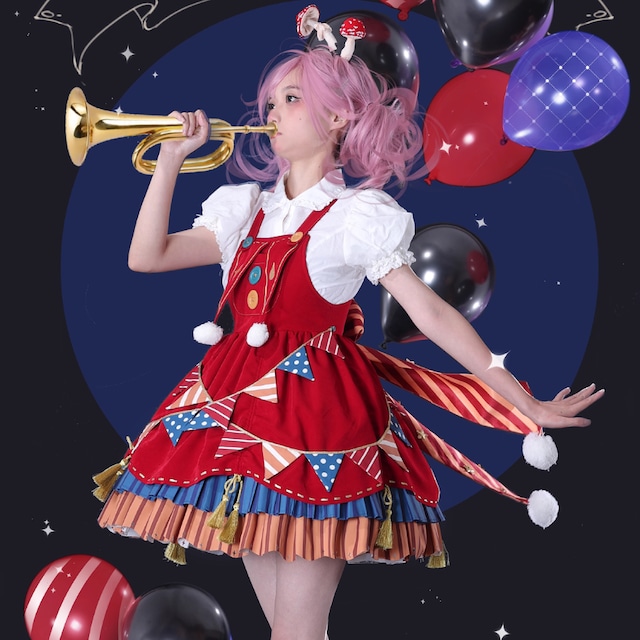 ロリータファッション通販 SEASONZ ゆめかわ メルヘン ジャンパースカート コスプレ ガーリー 甘め ロマンティック ゆめかわ服