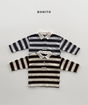 2543 stripe shirt (１３０～１４０相当)/ BONITO
