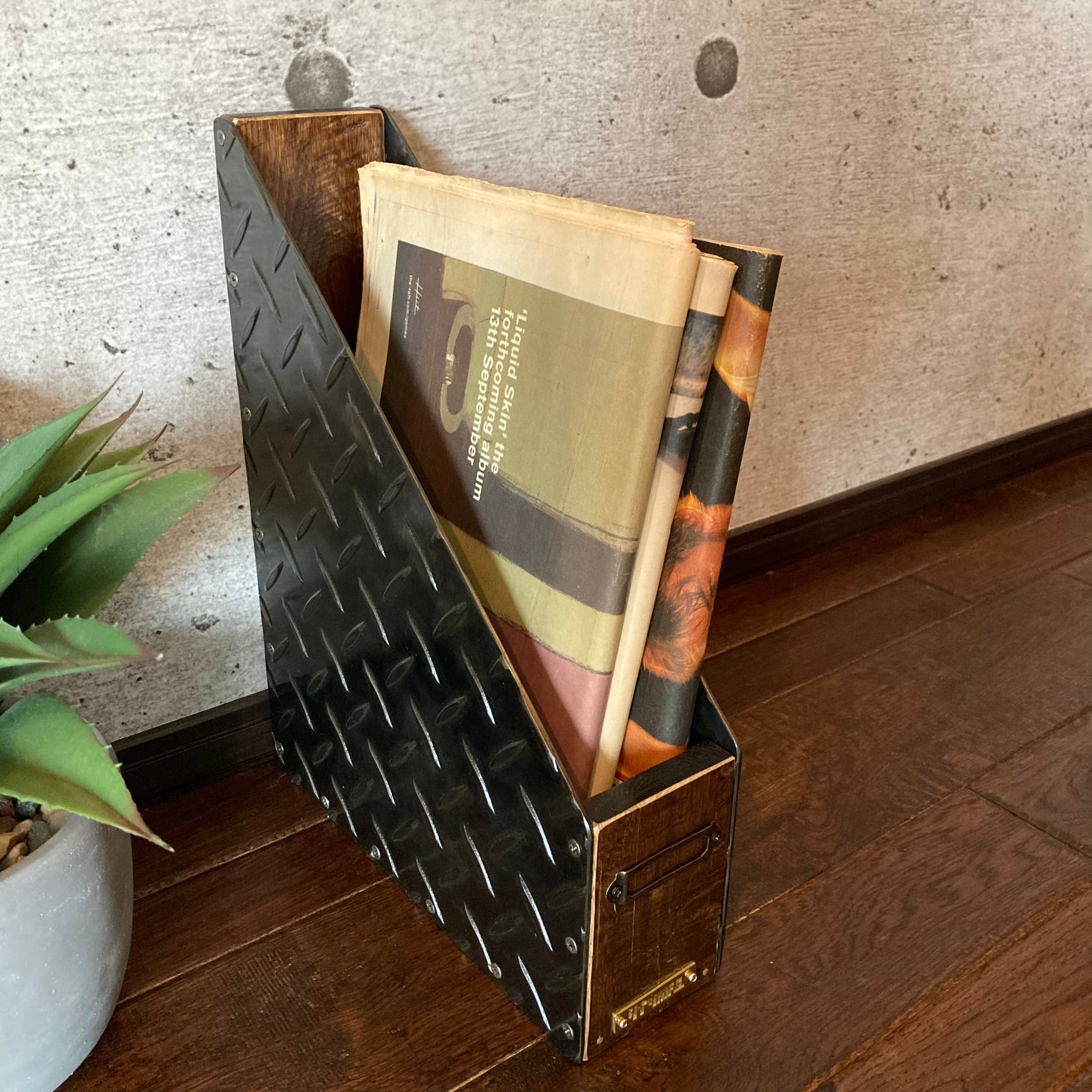 Oldアメリカンstyle インダストリアル マテリアル ブックスタンド Oldアメリカンstyle インダストリアル マテリアル ブックスタンド