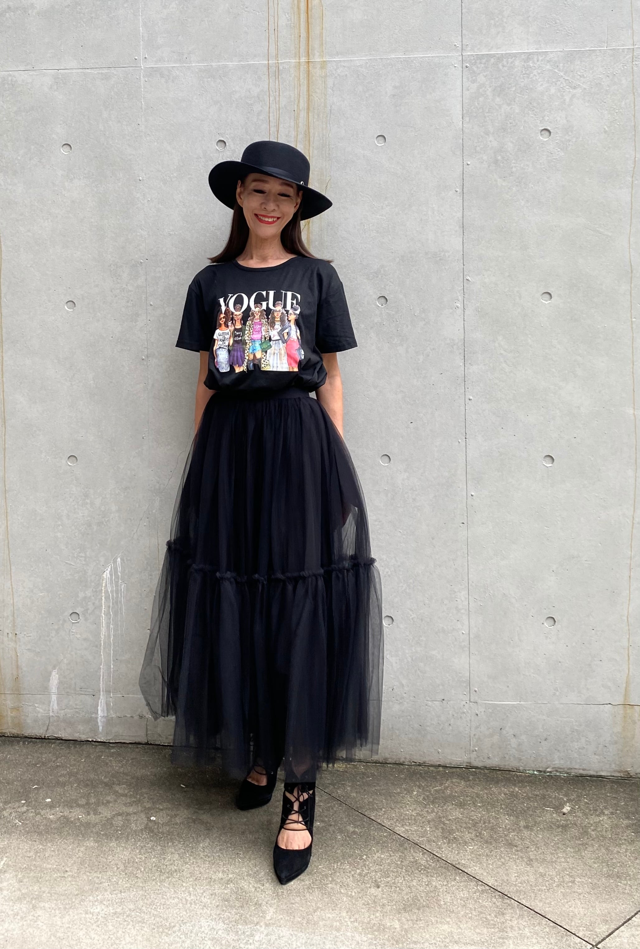 チュールロングスカート (ブラック) 8300円→4980円 | セレクト