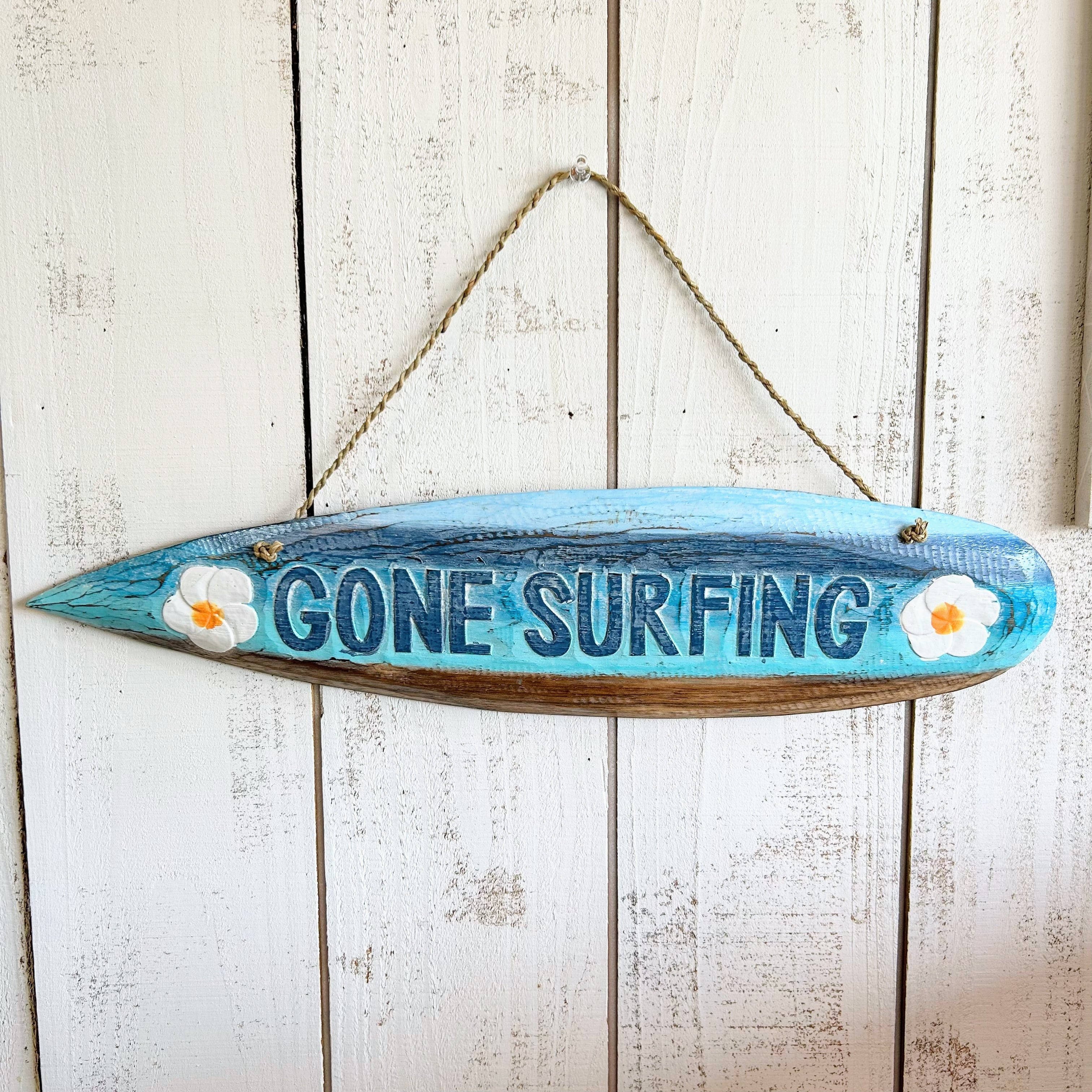 GONE SURFING サーフボード 壁掛け マリンインテリア ナチュラル