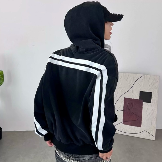 ヴィンテージライクバックライングラフィックパーカー 2col R02922