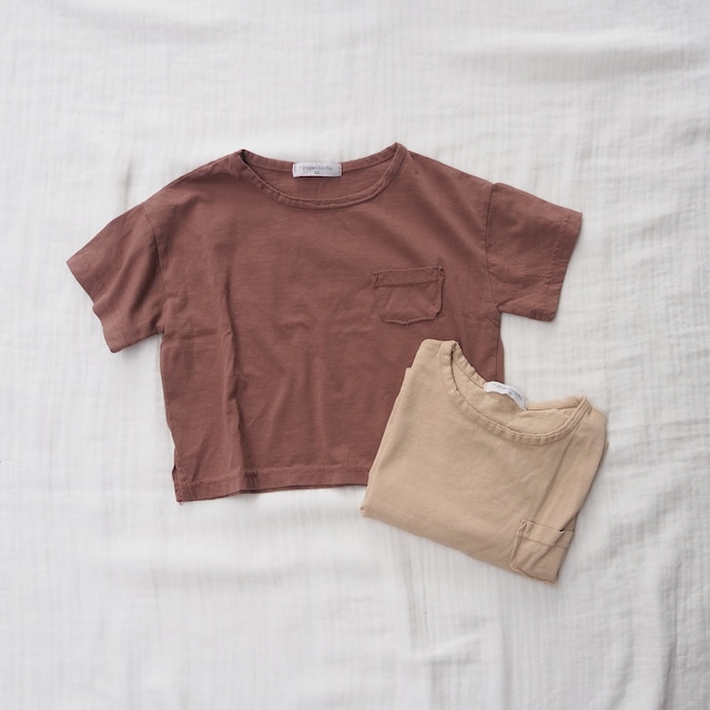 【kids】Pocket Tee 《BEG/BRN》19383049