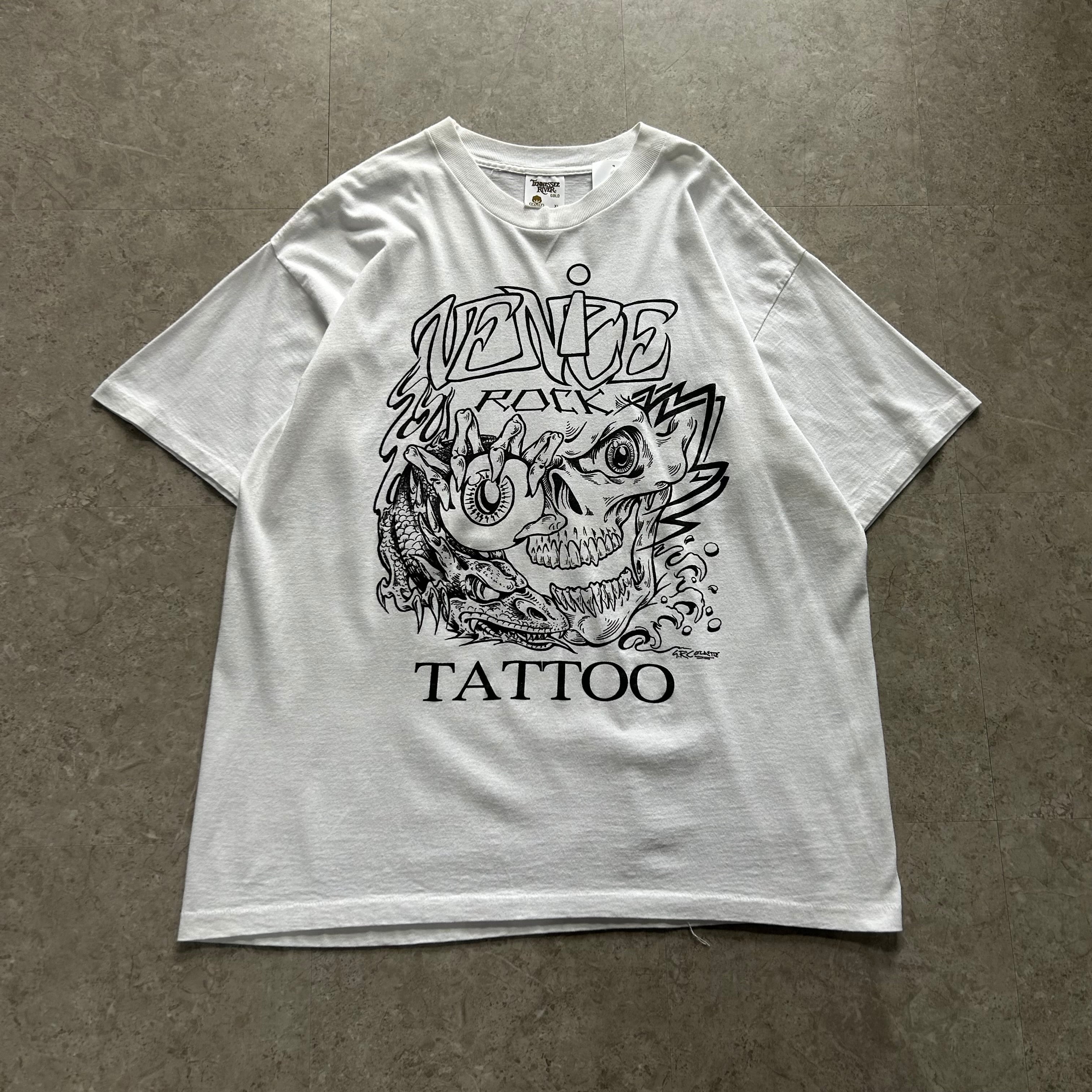 90s VENICE ROCK TATTOO " designed by Ric Clayton " T-shirt【仙台店】