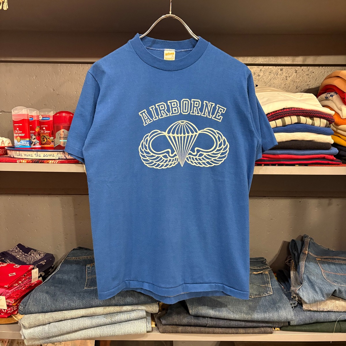 80s Army Airborne Print T-Shirts USA製 | VOSTOK