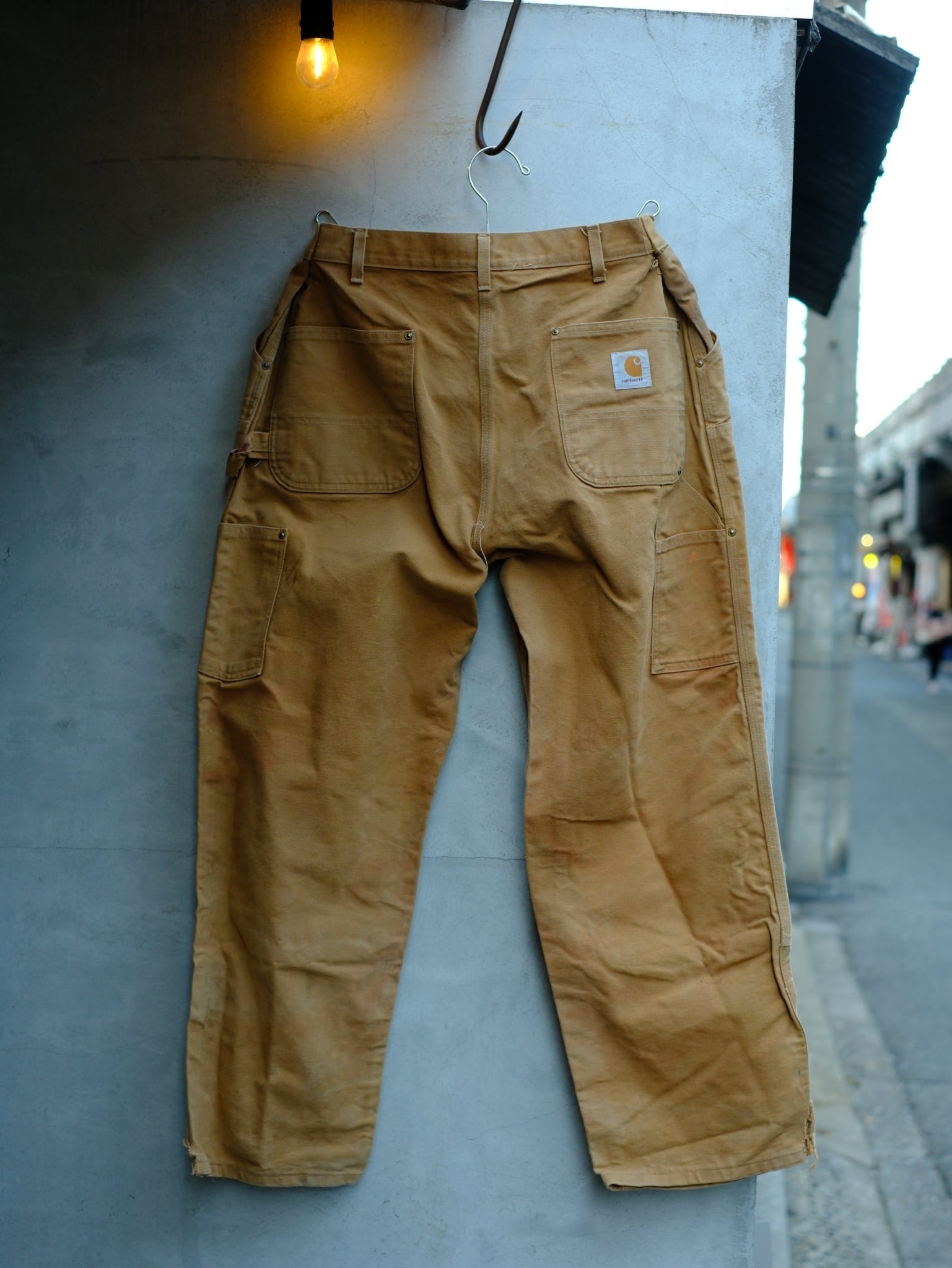 1990s "CARHARTT DUBLE KNEE DUCK PANTS" MADE IN USA