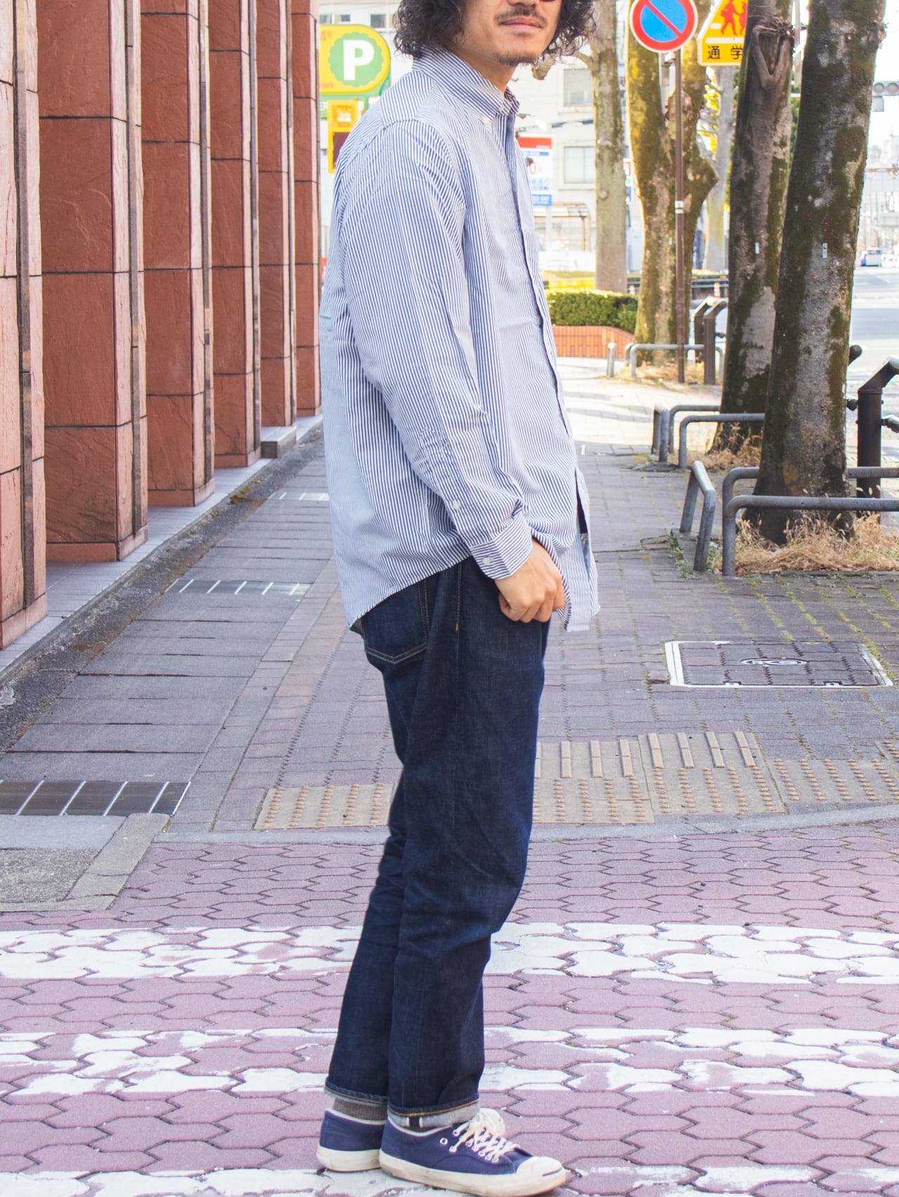 15.5OZ DENIM TAPERED 5P PT01 / Sanca サンカ テーパードデニム | PEPS