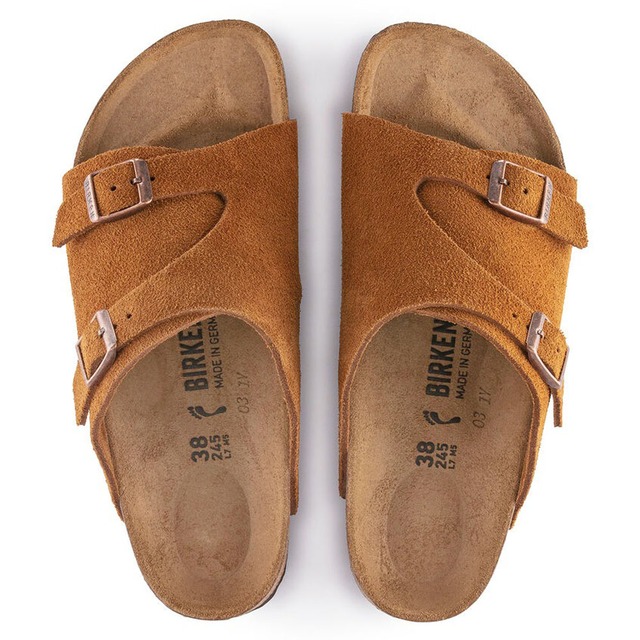 【ブラック 37[24.0cm]ナロー】ビルケンシュトック BIRKENSTOCK チューリッヒ サンダル