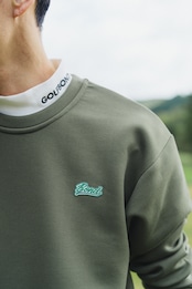 NECK NEEDLE S/S MOCK NECK WHITE