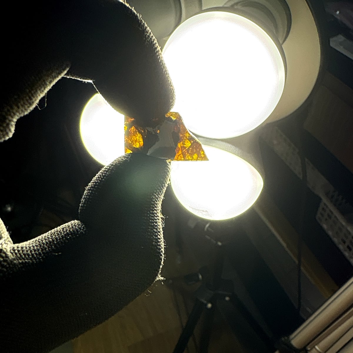 イミラック 隕石 3.7g パラサイト 石鉄隕石 標本 Imilac M2417 | 隕石