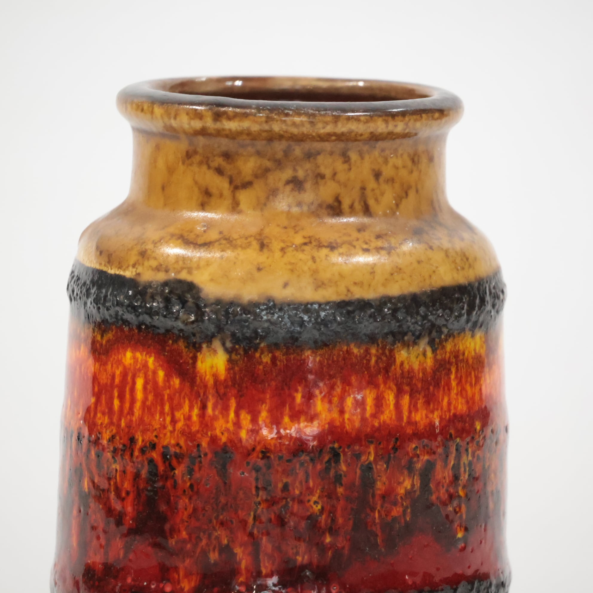 Scheurich-- 15.3cm | Fat Lava & German Art Pottery