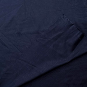 ★TC720◆2m◆綿100%シルケットスムースニット生地◆濃紺