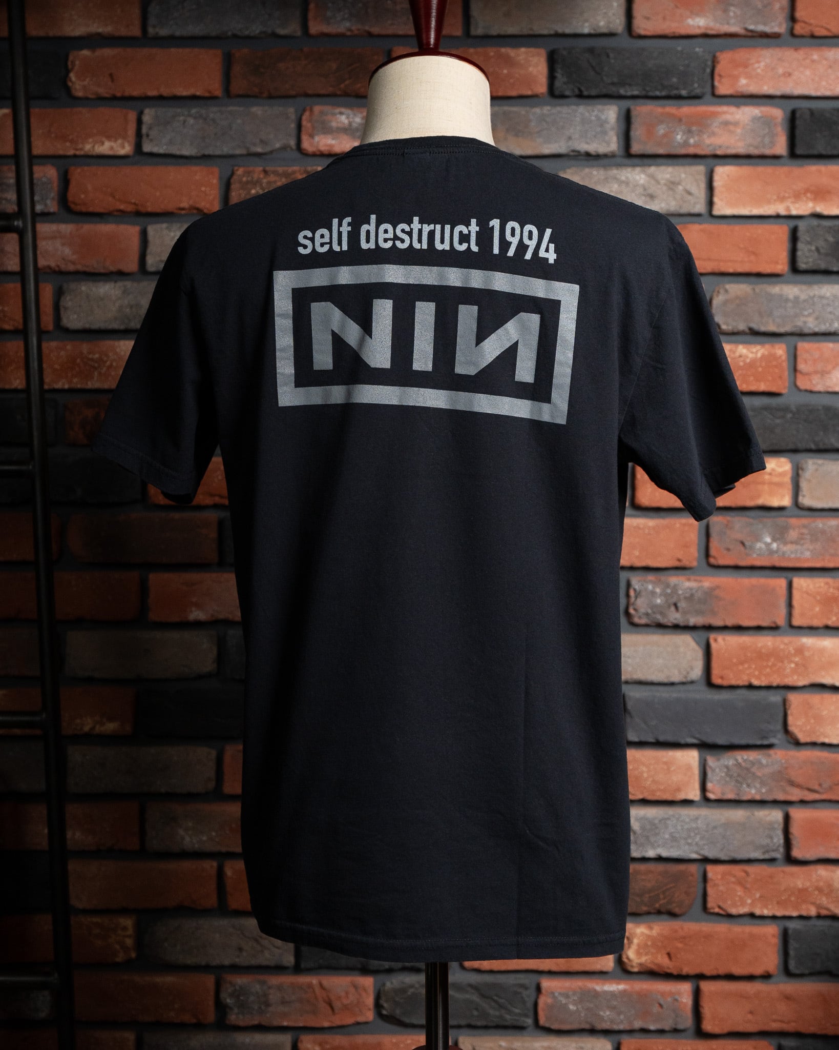 THRIFTY LOOK】NINE INCH NAILS TEE 新品 ユーズド加工 L XL ナイン