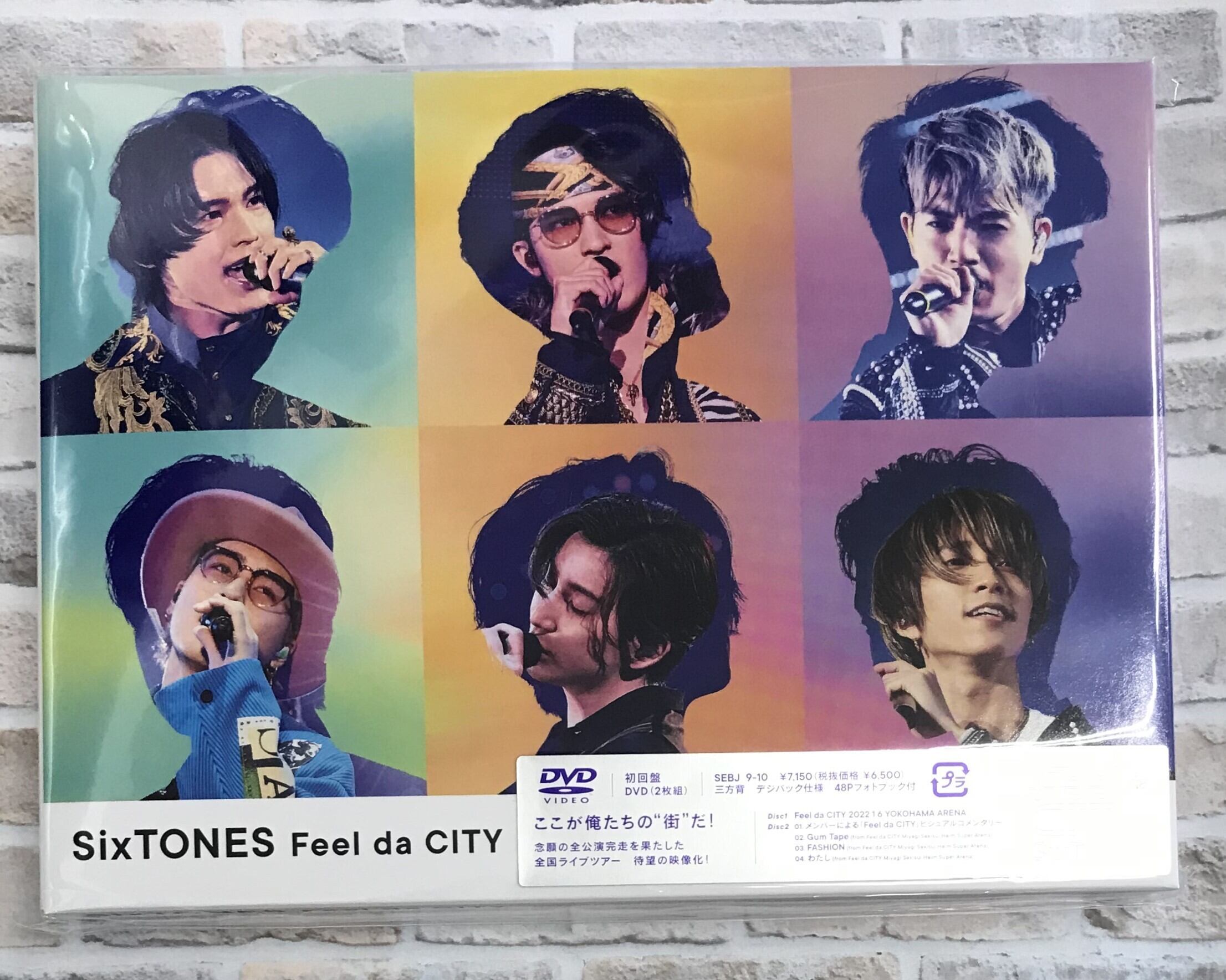 《新品》SixTONES Feel da CITY 初回限定盤DVD