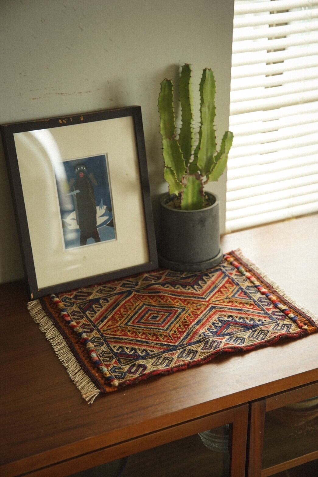 1219-Vintage Mashwani killim