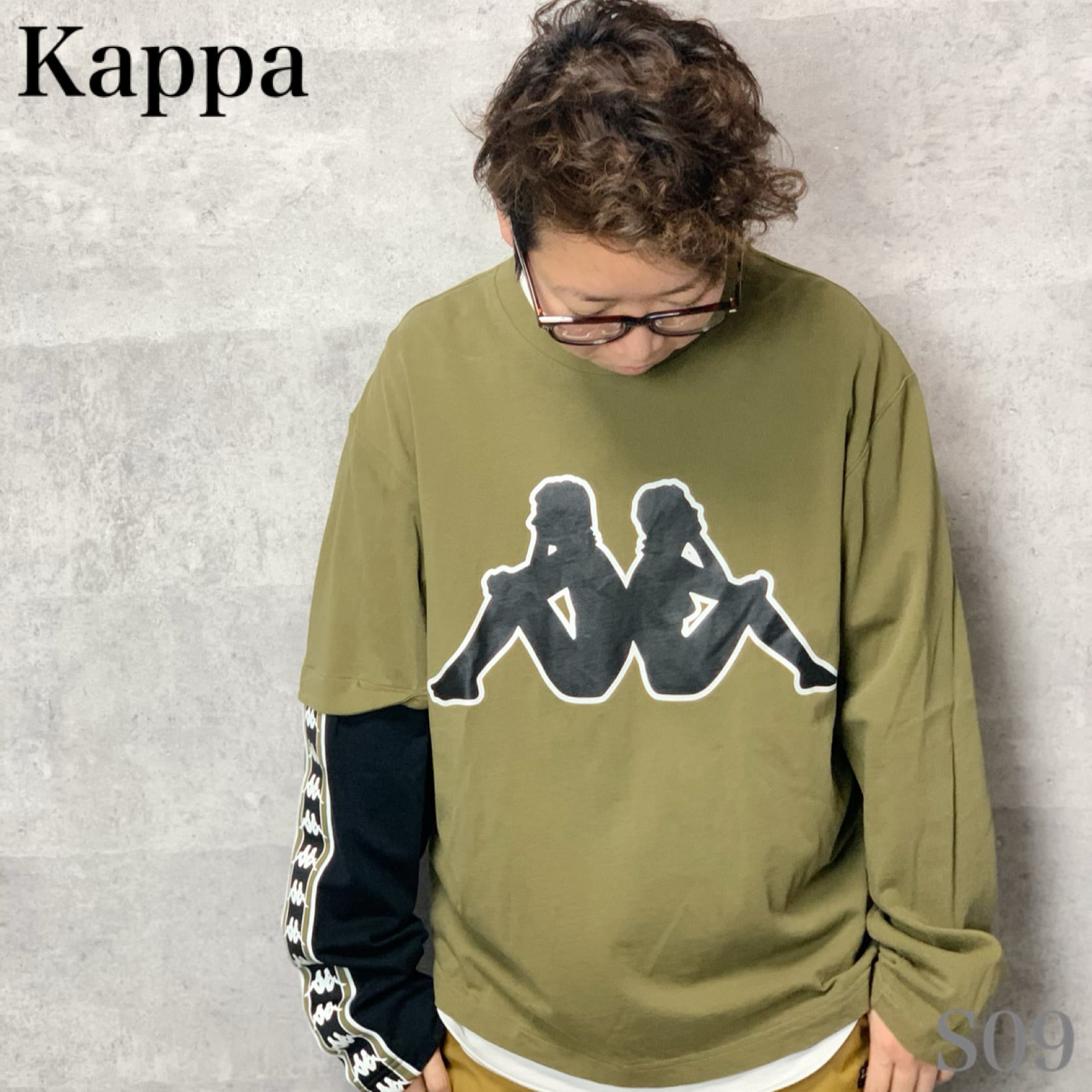 美品　Kappa カッパ ロングパンツ 赤 イタリアンコレクション M
