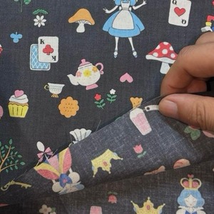 Cdr419◆1m◆SM◆綿100%シャーティング生地◆アリス