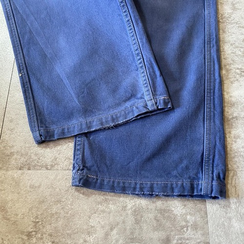 50-60s Vetra フレンチワーク コットン ブルー パンツ W32 詳細写真7