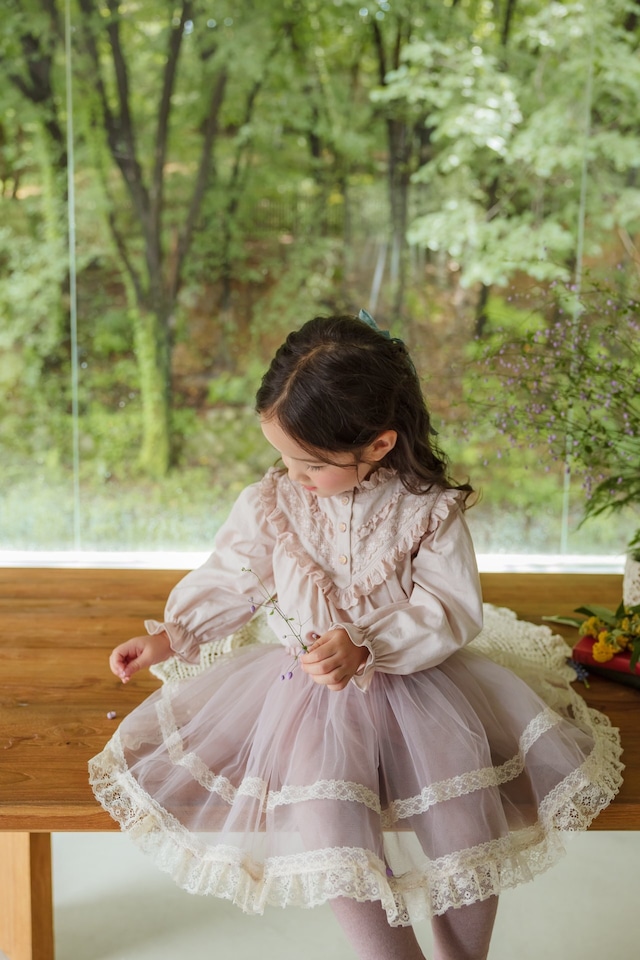 ラスト1 pink5【即納】<flo>  Casa blouse