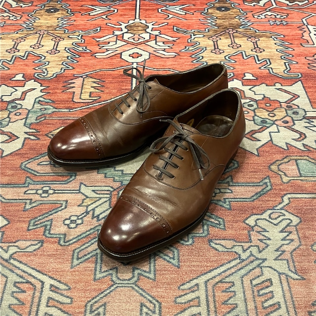 EDWARD GREEN "BERKELEY" PUNCHED CAP TOE SHOES《7 E》