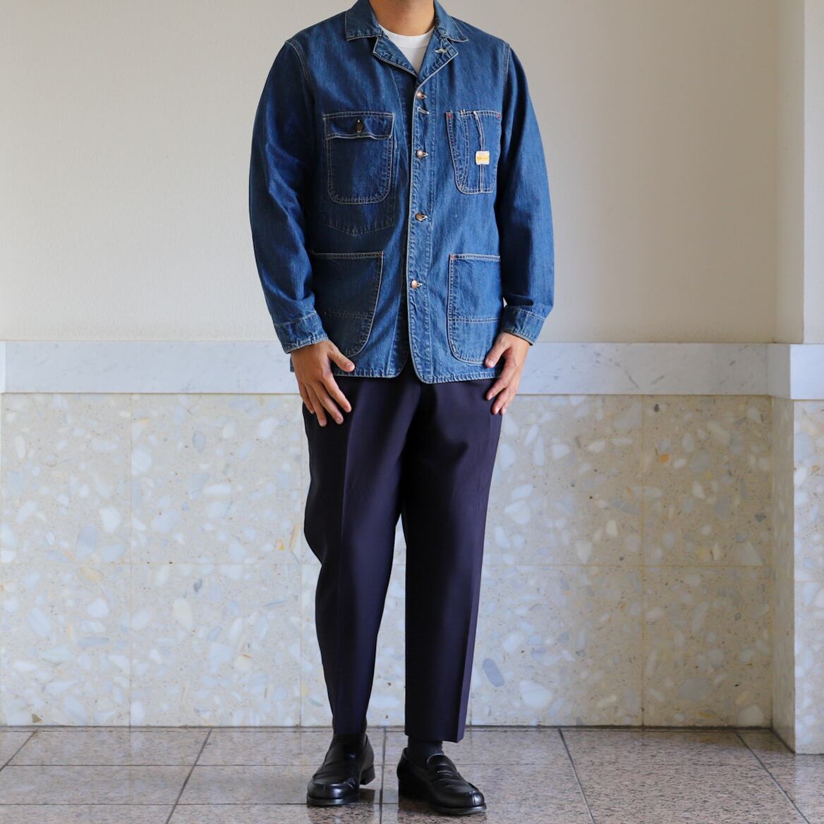 極美品】50s special vintage Denim coverall jacket 