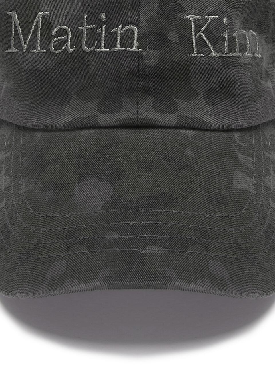 Matin Kim] MATIN CAMOUFLAGE CAP IN CHARCOAL 正規品 韓国ブランド