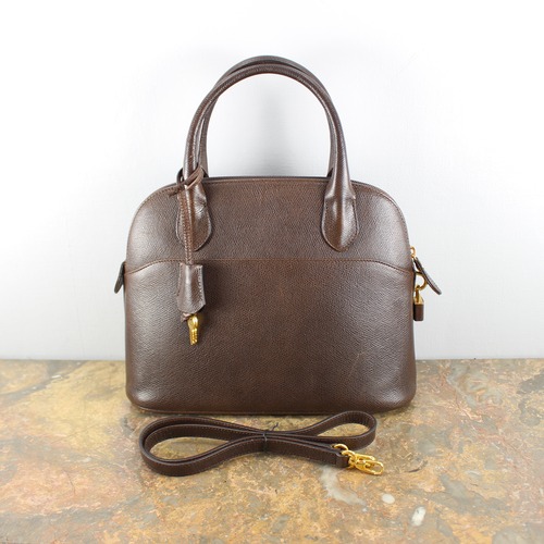 .MORABITO DINA DOME TYPE LEATHER 2WAY SHOULDER BAG MADE IN ITALY/モラビトディナドーム型レザー2wayショルダーバッグ 2000000039473