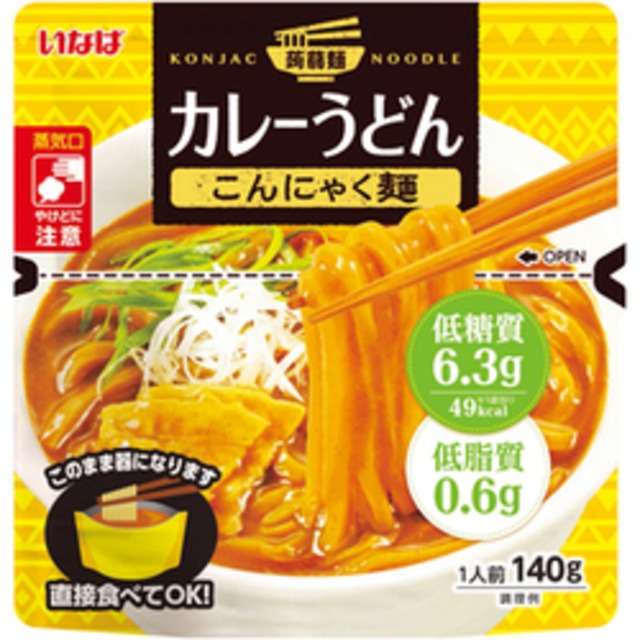 いなば食品　カレーうどん　こんにゃく麺　1人前140g