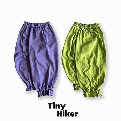 【予約】TinyHiker / フリルジョガーパンツ