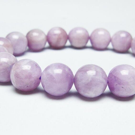 クンツァイト ブレスレット 11mm ミルキークンツァイト ブレス 一点物 メール便可 [M便 1/10] 111-46460