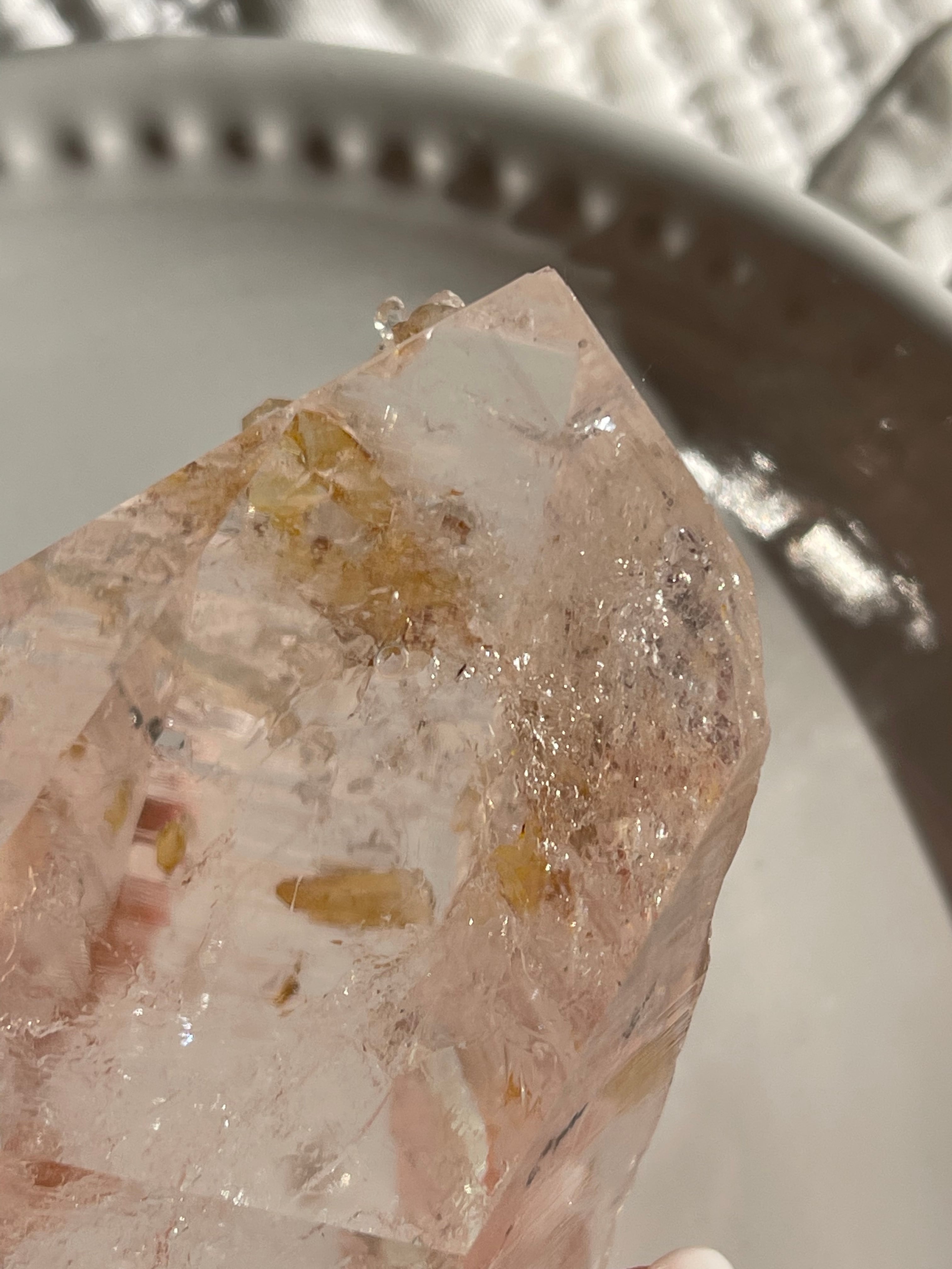 コロンビア　コスケス鉱山水入りレムリアンシード(タイムリンク,DT,セルフフィード,リモナイト)