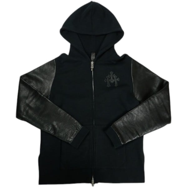 Size【XL】 CHROME HEARTS クロム・ハーツ Y NOT LEATHER SLEEVE ZIP
