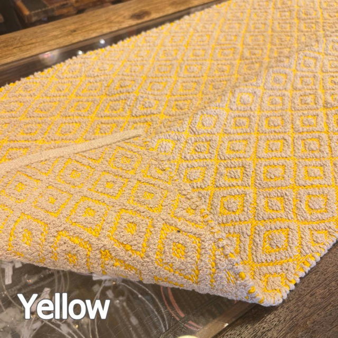 PVC & Cotton kitchen mat 4Color 　kitchenmat　　PVC×コットンマット　フロアマット　キッチンマット　ハーフサイズラグマット　ラグ　