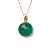 【MARKET】SINGLE STONE NECKLACE 0165