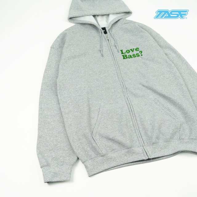50%OFF!!　TASF / Love Bass? フルジップパーカー / Gray