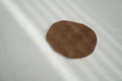 PUDDLE MIRROR PLATE / M / W115×H100 / LEATHER