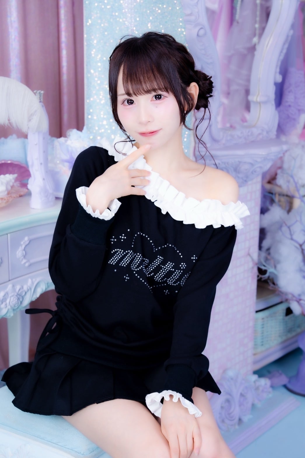 Kitten Frill One Shoulder Tops