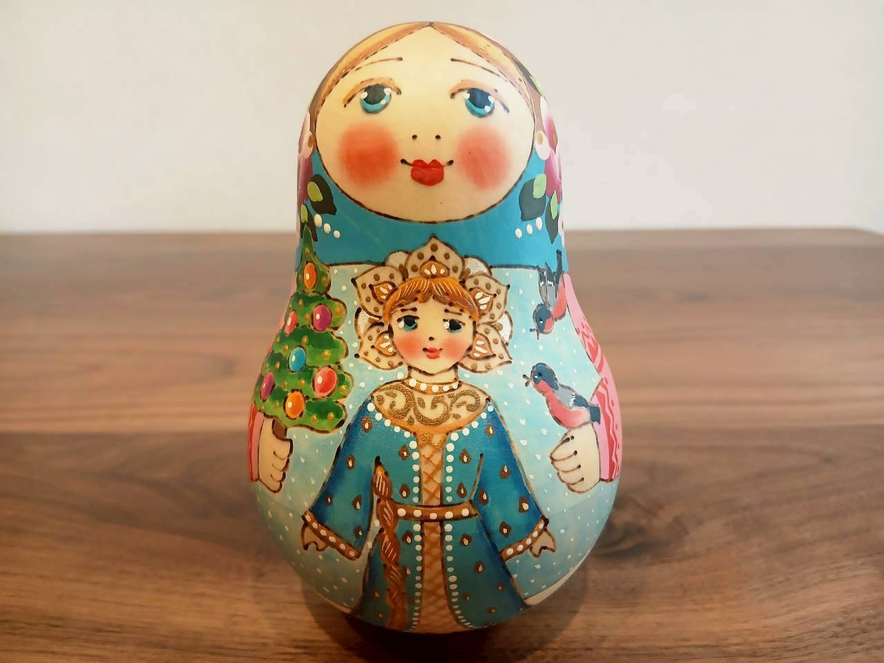 マトリョシカ　ロシア製 Amazon | セミョーノフ産 マトリョーシカ 8個組 伝統柄 赤 BIG