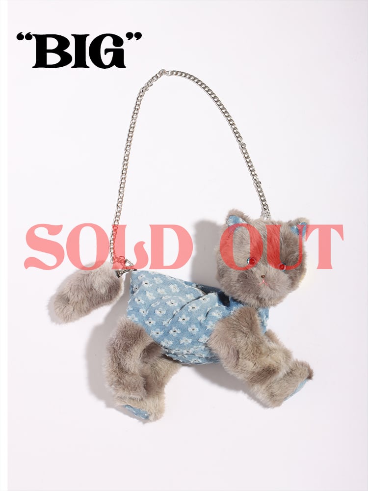 THE made in mix ぬいぐるみショルダーバッグ　ねこ キャットハンドルバッグ) 母 × mix コラボ | THE made in mix