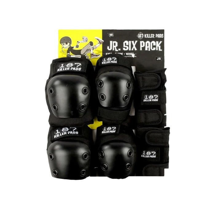 187 KILLER PADS SIX PACK JR キッズ プロテクター BLACK CAMO