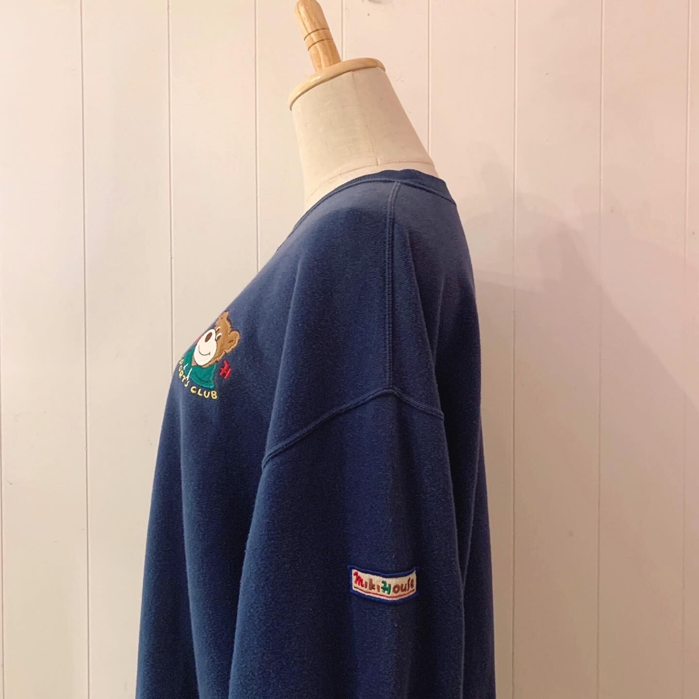 MIKIHOUSE / bear wappen sweat