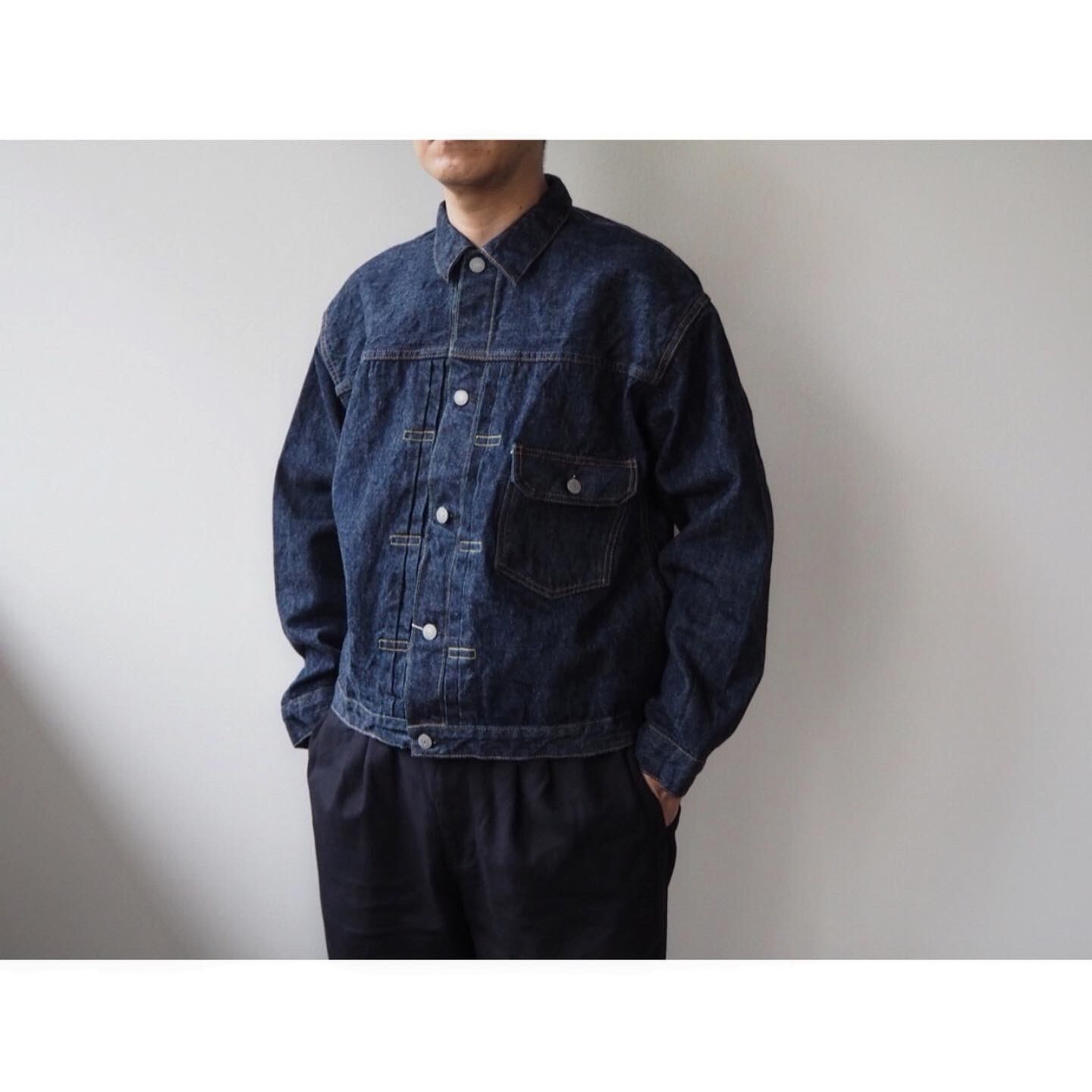再入荷 orSlow(オアスロウ) Type1 40'S Pleated Front Blouse