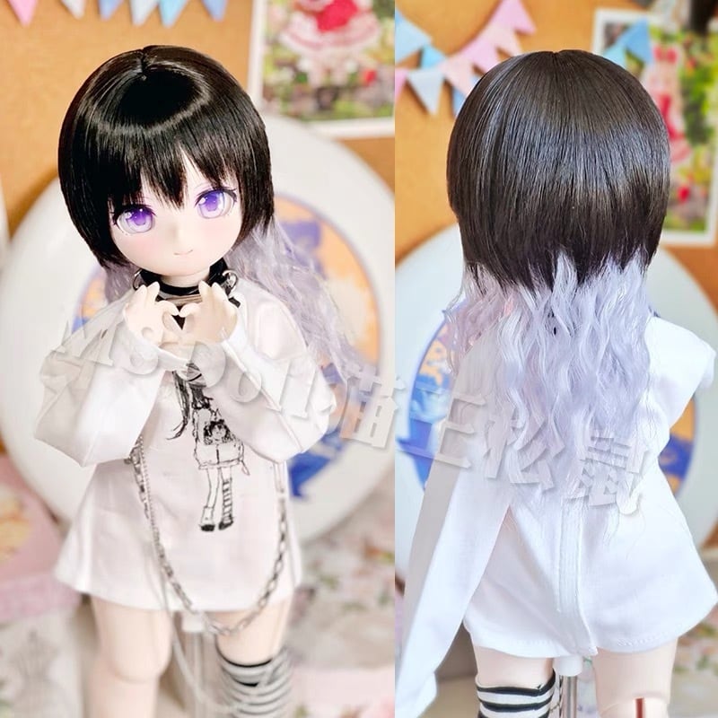 ハンドメイドBJD ドール カスタム ウィッグ PUYOODOLL KUMAKO