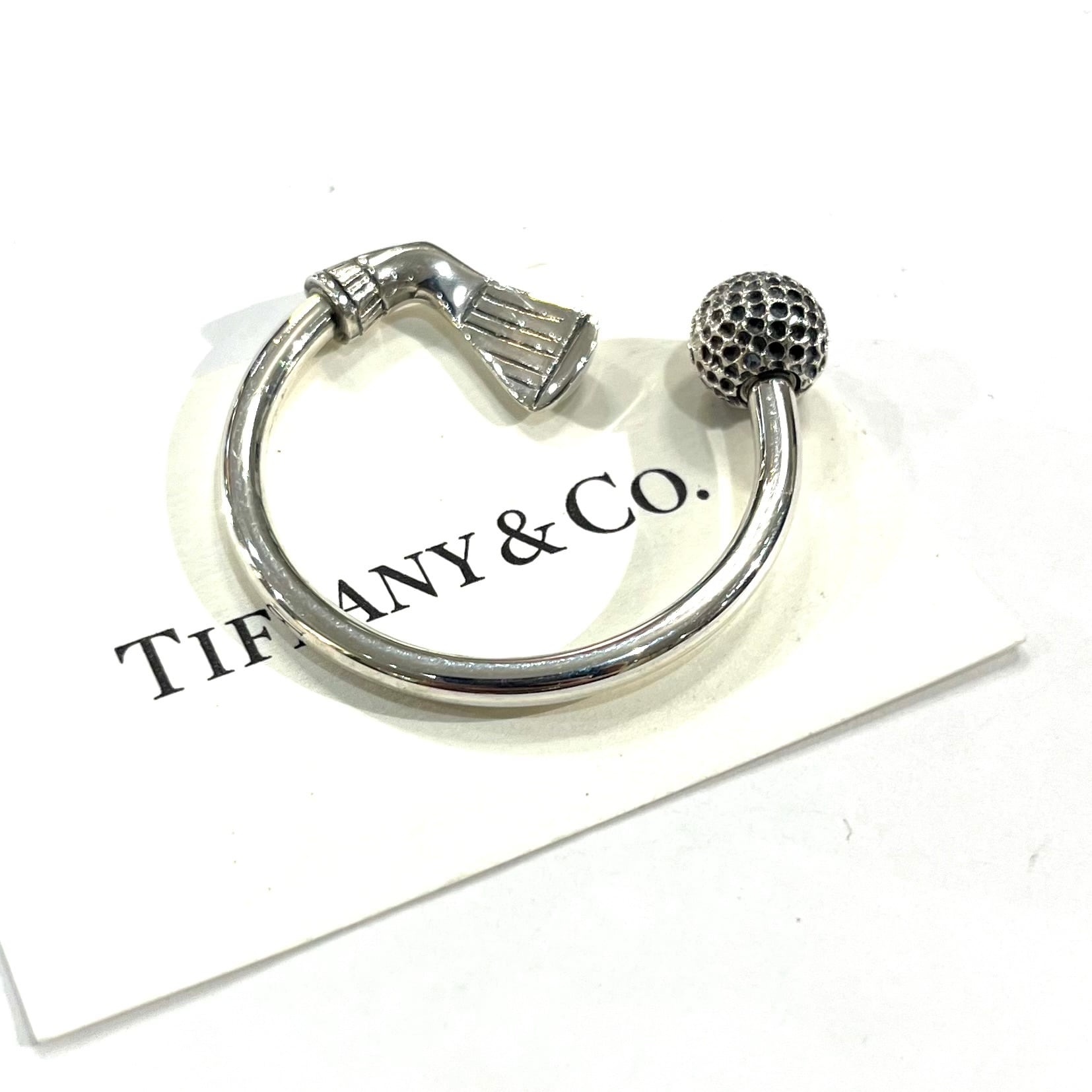 TIFFANY&Co.】2807 ティファニー ゴルフモチーフ キーリング SV925