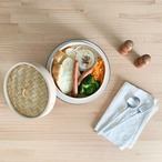 中華セイロ 身蓋セット 21cm スス竹 伝統工芸品 天然木